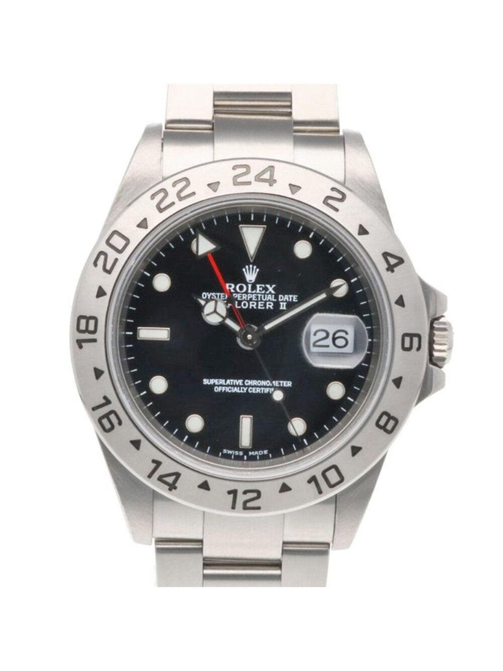 Rolex Explorer II Oyster Perpetual Watch Stainless Steel Automatic